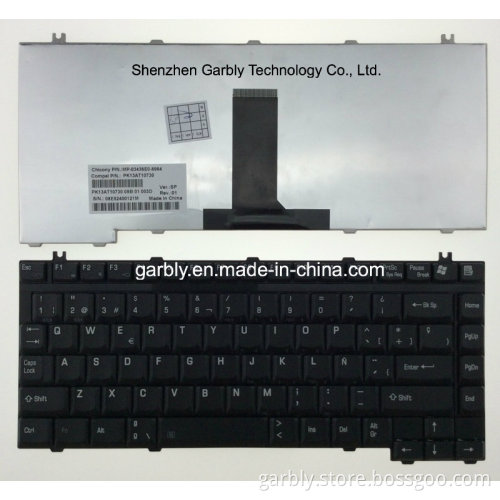 Laptop Sp/La Keyboard for Toshiba (A10, A30, A40, A50, A60, A80, J11, J32, J40, J50, J60)